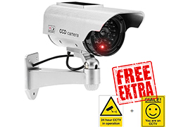 Dummy Camera, Fake Security Camera, with One Red LE