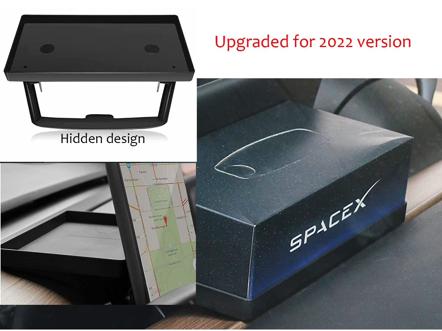 Car Tissue Holder for Tesla Model 3/Y Accessories
